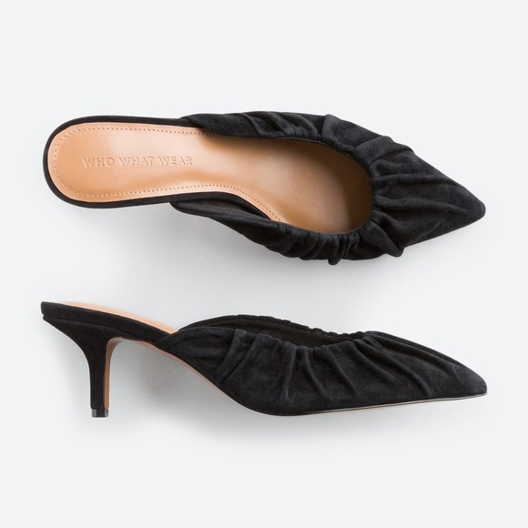 Brand NWT - Who What Wear Joy Closed Toe Heel - Black - Size 6 - Picture 1 of 1